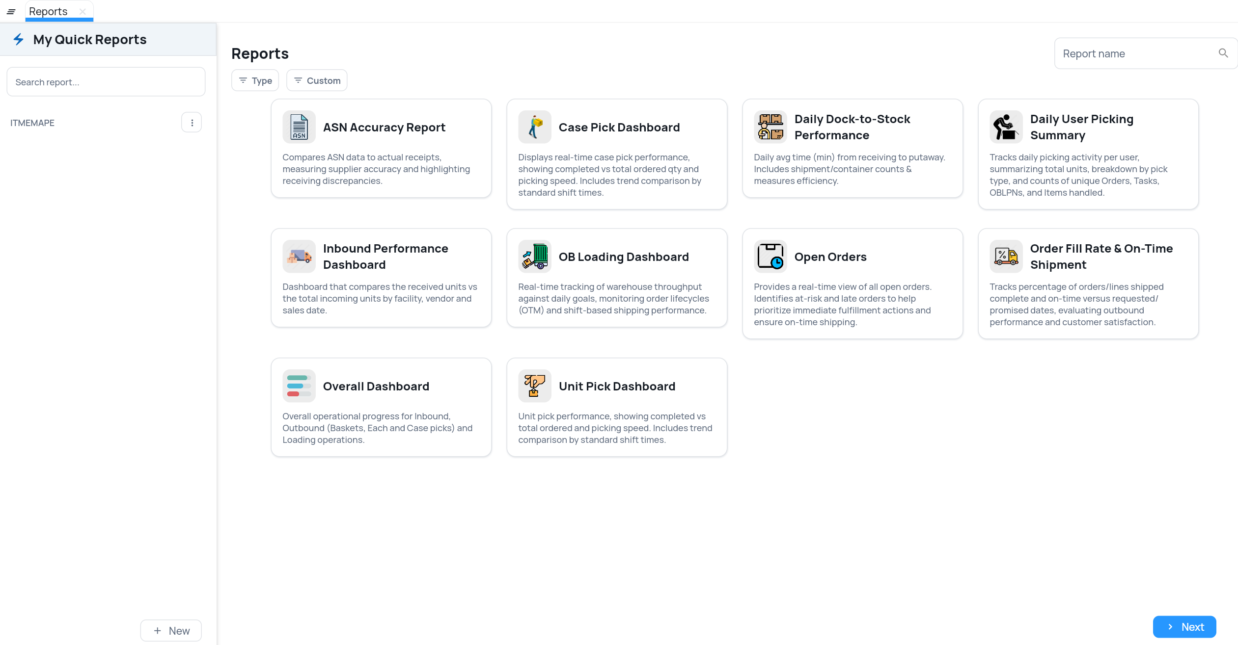 Operational WMS Dashboard 2